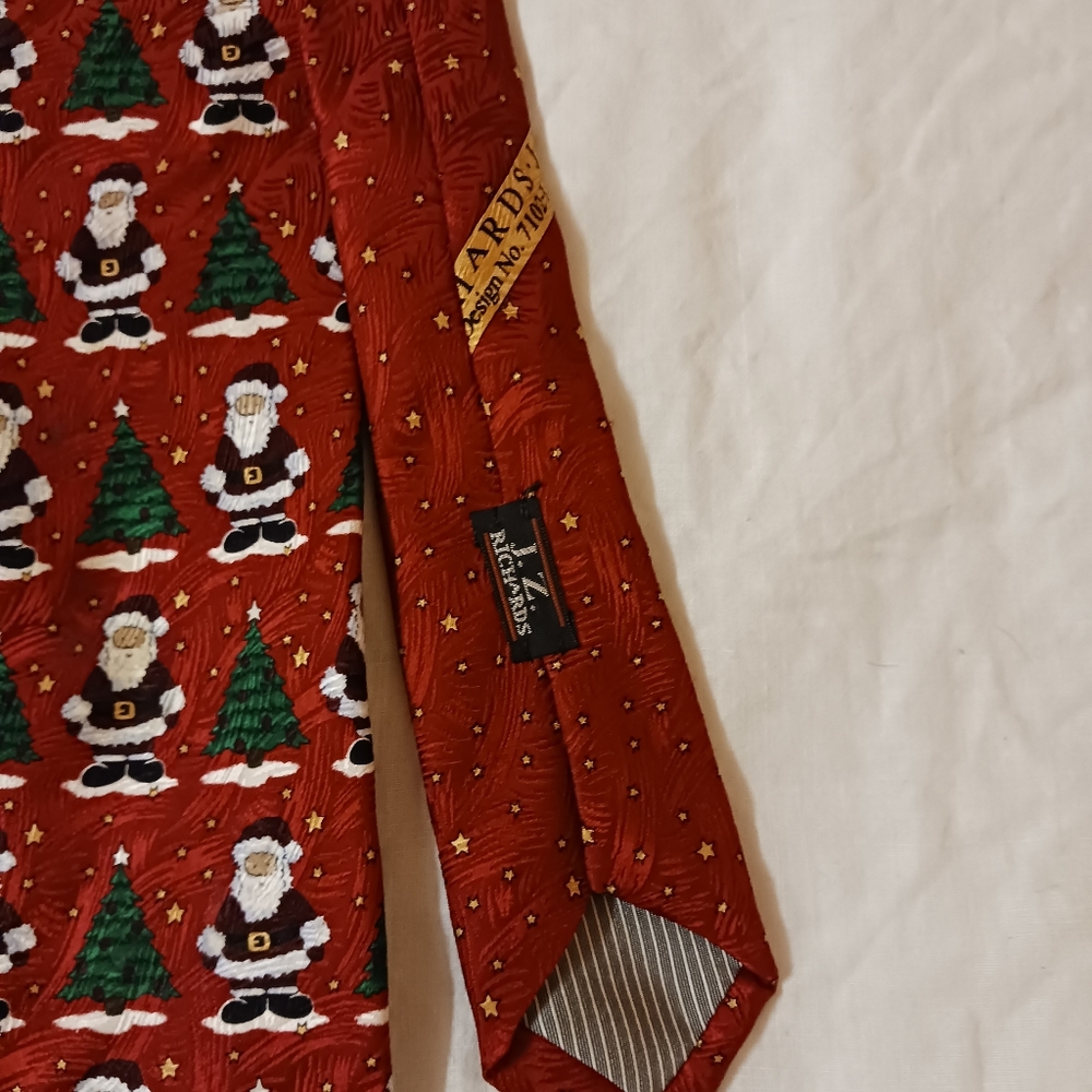 J.Z. Richard's  Holiday Christmas 🎄 All Silk Tie Men's - Picture 3 of 5